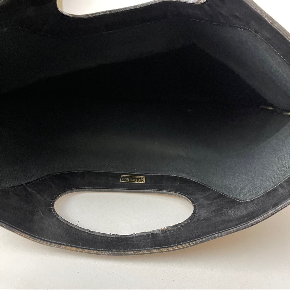 Fendi Vintage Zuccino Foldover Clutch/Tote - Picture 8 of 13